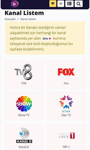 Ücretsiz Canlı TV - Kumanda tv izle screenshot 5