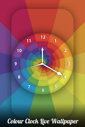 Color Clock Live Wallpaper screenshot 3