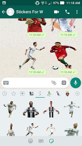 Ronaldo Stickers For Whatsapp screenshot 4
