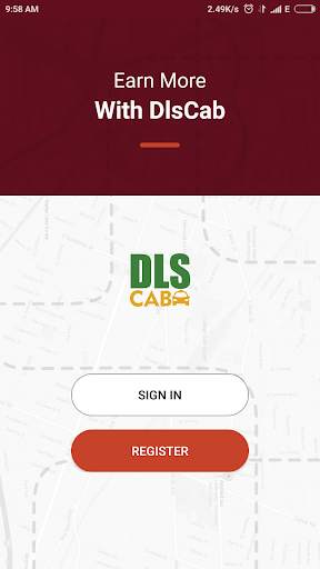 Dls Cab Driver- Taxi Booking App screenshot 1