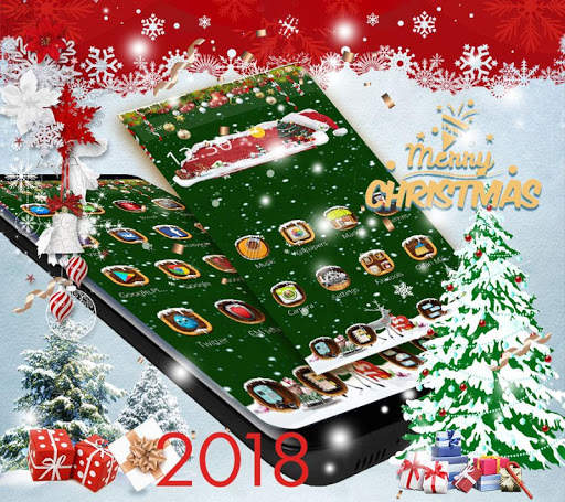 2018 Christmas themed Happy Eve 1 تصوير الشاشة