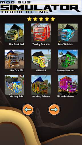 Mod Bus Simulator Truk Oleng screenshot 6