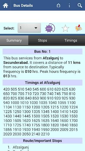 Hyderabad RTC Info screenshot 2