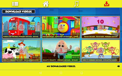 Kids Videos & Nursery Rhymes - скриншот 12