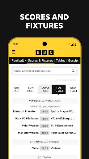 BBC Sport - News & Live Scores screenshot 5