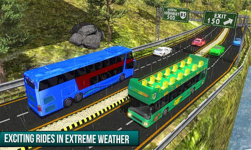 Driver ekstrim jalan raya Bus screenshot 6
