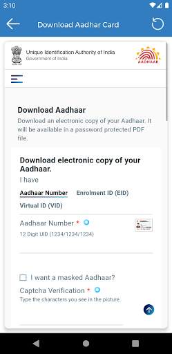 Aadhar Card - Check Aadhar Status, Update Online screenshot 3