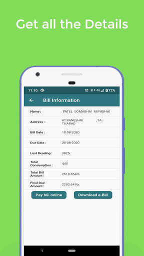 UGVCL - તમારા બિલની રકમ જાણો, Check your bill screenshot 3