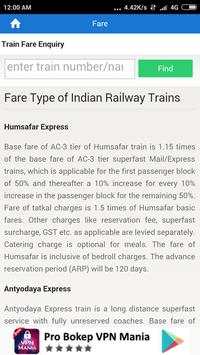 PNR Status live running ticket book screenshot 2
