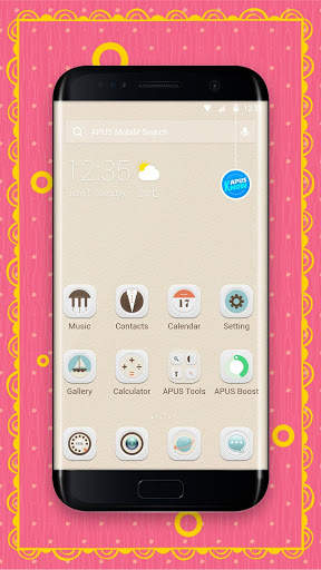 Winter-APUS Launcher theme screenshot 1