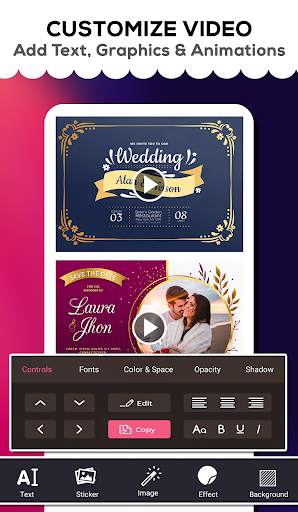Invitation Video Maker- Video Ecards Invites Maker screenshot 5