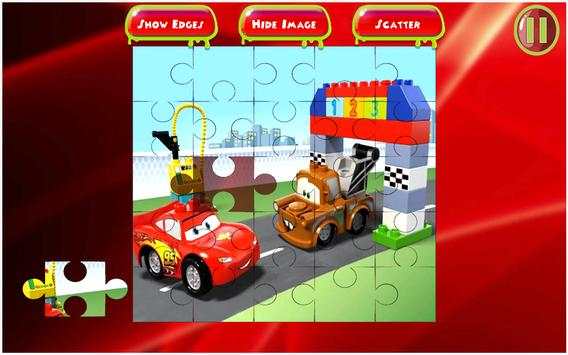 Jigsaw Lego McQueen Kids screenshot 5