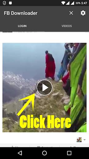 Video downloader for Facebook free screenshot 1