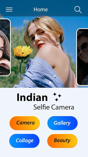 Indian Selfie Camera, Beauty Plus Camera screenshot 1