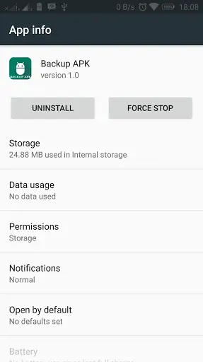 Backup APK screenshot 3