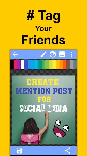 Create Mention Post For Social Media 6 تصوير الشاشة