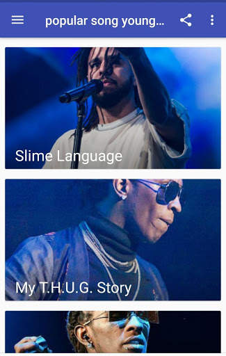 Popular song Young Thug screenshot 1