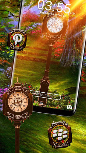 Garden Clock Theme Launcher screenshot 4