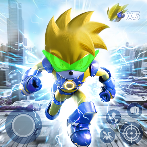 Super Hedgehog Rope Hero icon