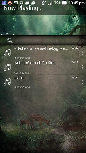 Storm Mp3 Player 3D 4 Android screenshot 4