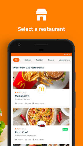 Thuisbezorgd.nl screenshot 2