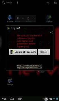 Log Out! ¡Cerrar sesión! screenshot 4
