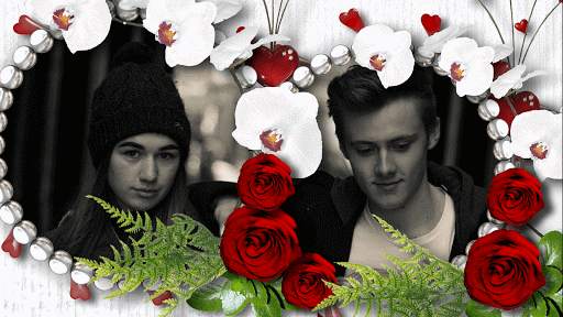 Rose GIF Photo Frame Editor screenshot 3