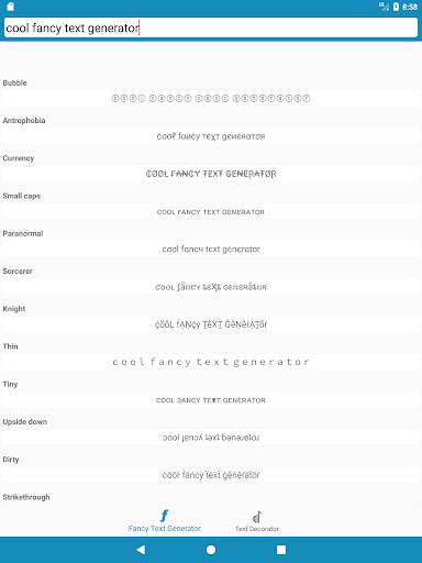 Cool Fonts - Font Generator & Font Changer screenshot 7