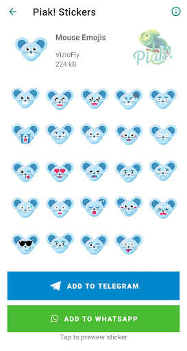 Piak! Stickers - WhatsApp & Telegram screenshot 4