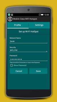 Mobile Data Wifi HotSpot Free screenshot 5
