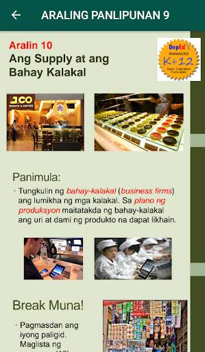 Araling Panlipunan 9 4 تصوير الشاشة