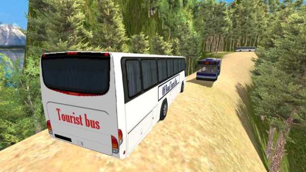 Offroad Tourist Bus Driving Mountain Bus simulator screenshot 4