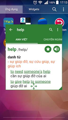 Từ điển Anh Việt BkiT 1 تصوير الشاشة