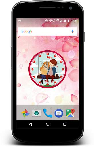 Love clock live wallpaper screenshot 7