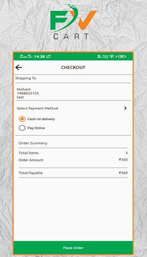 FV Cart screenshot 2