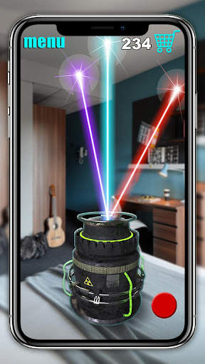 Laser 100 Beams Funny Joke screenshot 4