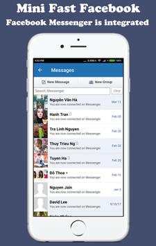 ⚡Mini Fast For Facebook⚡ screenshot 4
