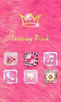 (FREE) Luxury Pink GO Theme screenshot 1