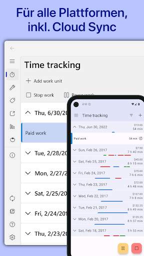 WorkingHours - Zeiterfassung screenshot 3