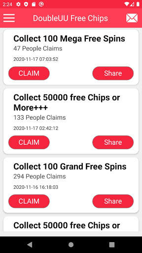 DoubleUU Casino Free Chips screenshot 4
