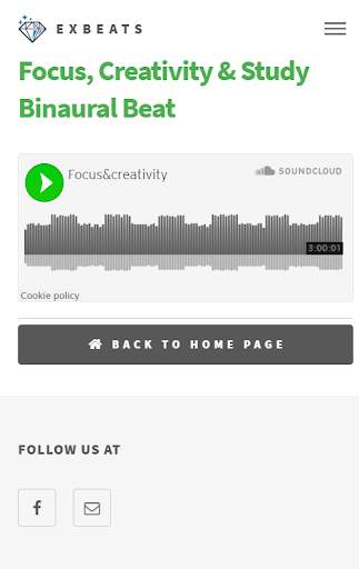 Binaural Beats App - ExBeats Binaural Beats Player screenshot 2