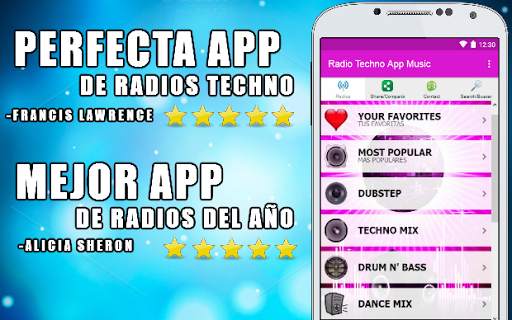 Radio Techno App Gratis screenshot 1