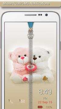 Teddy Bear Zipper Lock screenshot 3