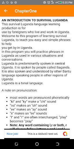 Survival Luganda screenshot 1