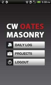Oates Masonry Daily Log screenshot 2