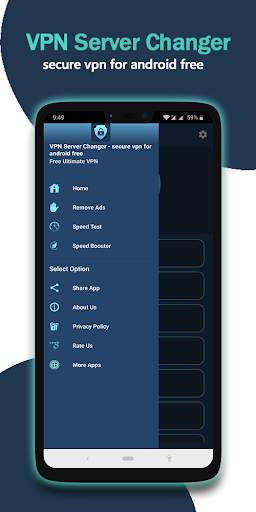 VPN Server Changer - secure VPN for android free screenshot 2