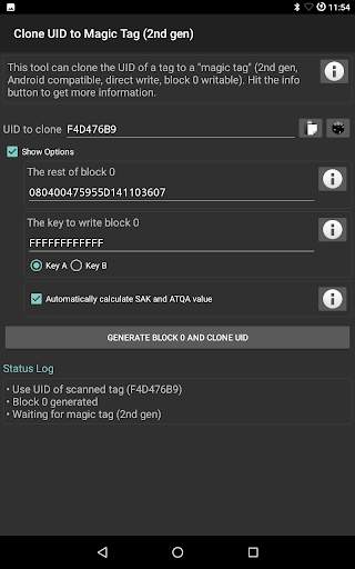 MIFARE Classic Tool 14 تصوير الشاشة