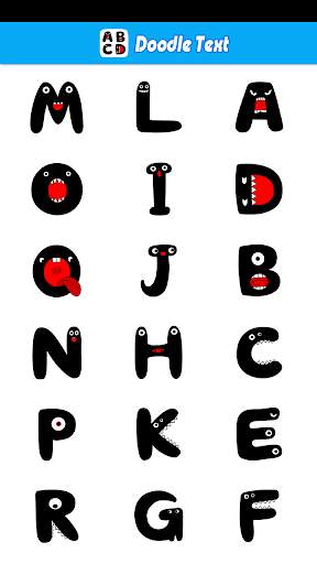 Doodle Text 3D Animated Sticker screenshot 2