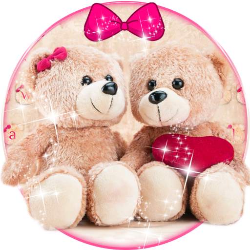 Cute Teddy Bear Keyboard Theme 10001001