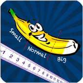 Dick size prank: Penis meter icon